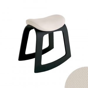 Recycled polyester (Creme) / Black wood