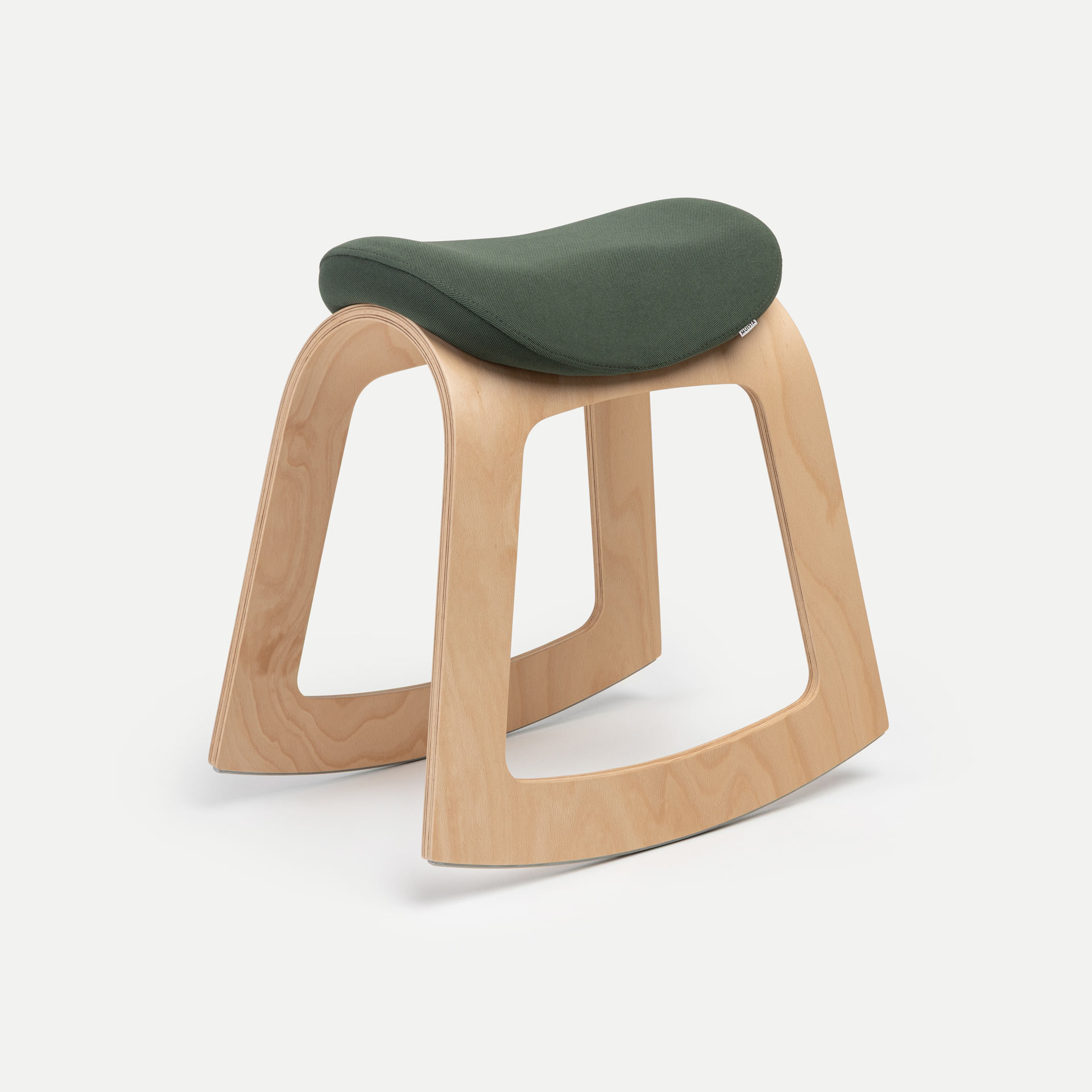 Polyester (Green) / Clear wood