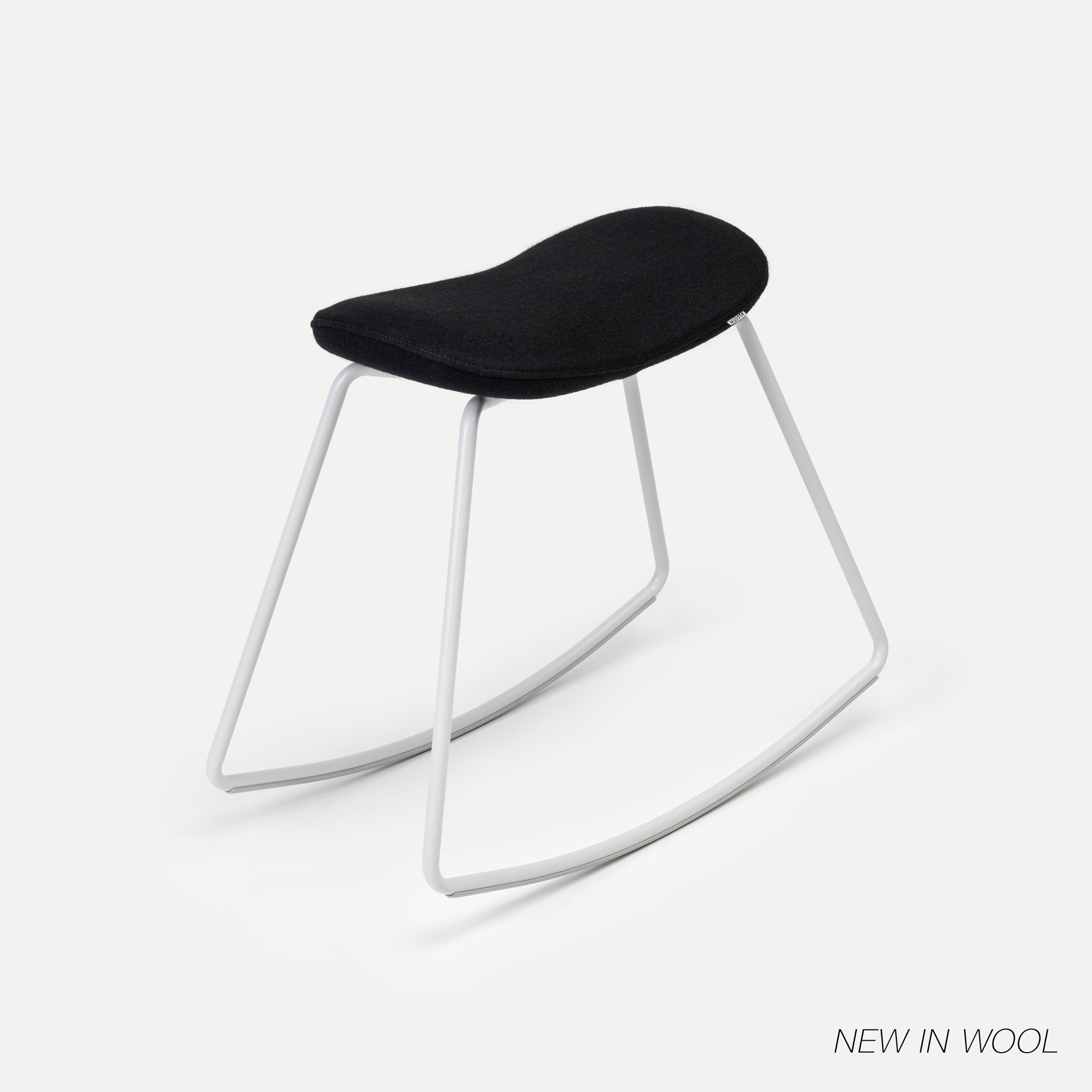 Jojiko chair (wool) / black grey