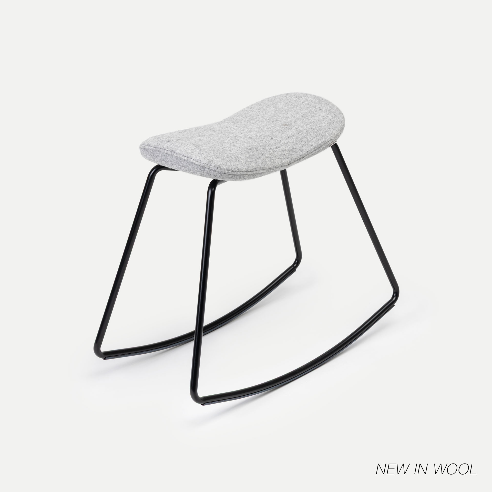 Jojiko chair (wool) / grey black
